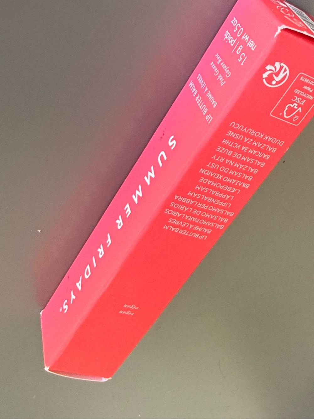 Summer Fridays Lip Butter Balm -Pink Guava